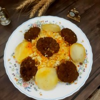 کباب لای پلو (واقعا خوشمزست)