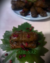 دلمه برگ مو افطاری امروز ما