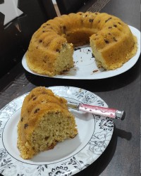 کیک شکلات و گردو