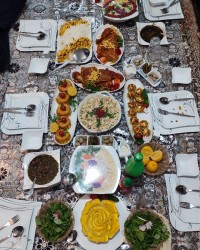 سفره پاگشای عروس