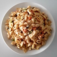 سالاد ماکارونی جاتون خالی همراهان عزیزم