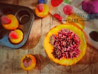 کیک زعفرانی نارگیلی