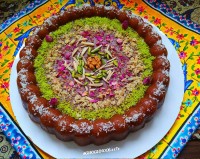 حلوا شیره انگور قالبی نذری شب قدر