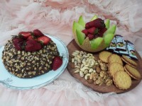 کیک فندقی وگردویی شکلاتی مخصوص