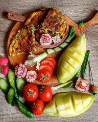 خاگینه تره و پیازچه