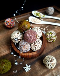 توپک خرمایی چهار مغز مغز دار