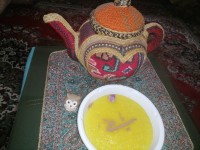 شله زرد نذری همسایه بود قبول باشه