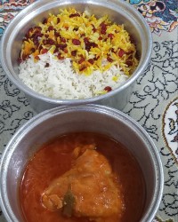 زرشک پلو با مرغ❤️