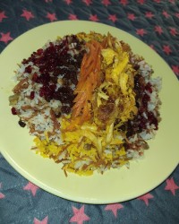 عدس پلو با رشته پلویی