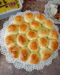 نان باقلوایی بدون شربت