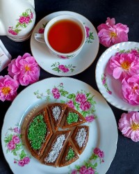 حلوای بدون شکر وروغن