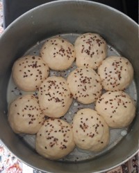 نان باقلوایی بدون شربت