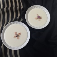 فرنی آرد برنج افطاری _ساده