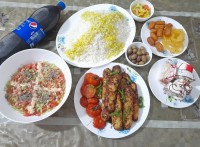 کباب مرغ تابه ای