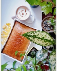 کیک شربتی کافه لاته