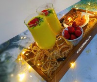 فرنی زعفرونی مخصوص افطاری