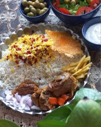 چلو گوشت مجلسی