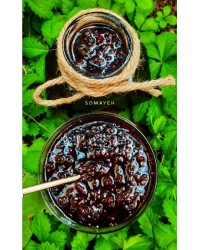مربای تمشک ورق بزنید.دستورکپشن