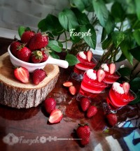 ژله توت فرنگی