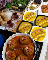 افطاری شله_زرد کوفته_تبریزی