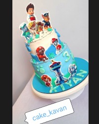 کیک سگ های نگهبان