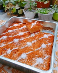 کیک باقلوا (کیک شربتی)