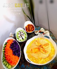 خوراک (گوشت چرخ کرده و سیب زمینی)