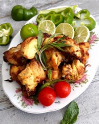 جوجه کباب طعم دار شده