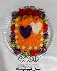 دیزاین سالاد فصل تقدیم نگاه زیباتون عیدتون مبارک