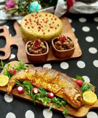 ماهی سفید شمال با زیتون پرورده ❤️❤️عیدتون مبارک❤️❤️