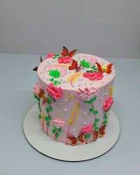 کیک دخترونه بهاری