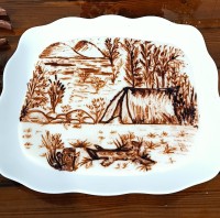 نقاشی روی فرنی