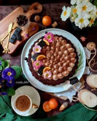 تارت کیک قهوه