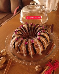 کیک به و گردو