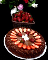 کیک شکلاتی فوری (کم کالری)