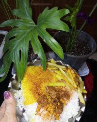 قیمه و پلو نذری