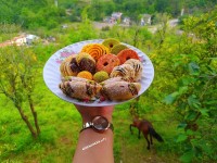 قرابیه سیب و شکلات