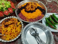 آلبالو پلو باکباب حلزونی