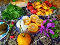 جوجه کباب زعفرونی آتیشی