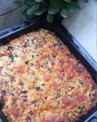 پیتزا مخلوط خوشمزه من