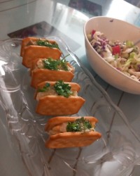 کراکر مرغ ورق بزن گلم