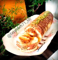 رولت سیب و دارچین تابه ای