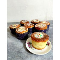 لاوا کیک شیفون وانیلی