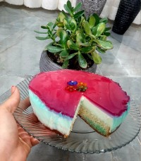 کرم کیک ژله ای