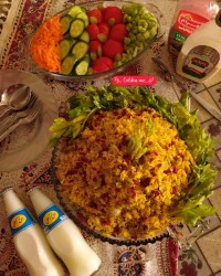کرفس پلو