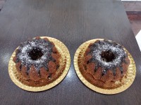 کیک نارگیلی شکلاتی