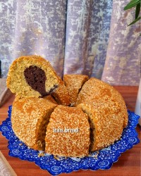 کیک موکا کنجدی