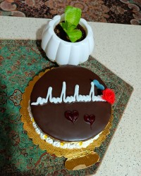 کیک شکلاتی روزمعلم