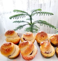 نان مغزدار شکلاتی