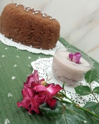 کیک شکلاتی و شیرکاکائو